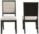 New Classic® Home Furnishings Plateau Beige/Rustic Espresso Dining Side Chair-5