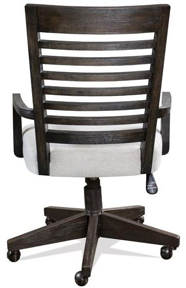 Riverside Furniture Fresh Perspectives Gray/Umber Upholstered Desk Chair-3