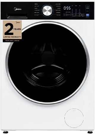  Midea 3.1 Cu. Ft. White Front load Compact Washing Machine With Steam Care