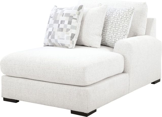 Signature Design by Ashley® Misty-Lakes 3-Piece Chalk U-Shape Sectional and Double Chaise-3