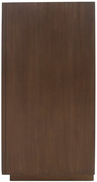 YHD Edwards Dark Brown Leather Cabinet-3