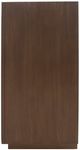 YHD Edwards Dark Brown Leather Cabinet-3
