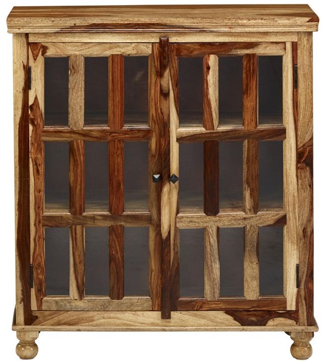 Jaipur Furniture Tahoe Brown 18-Glass Cabinet-1