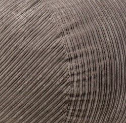 CordaRoy's® Original Gray Terry Corduroy King Bean Bag Chair-2