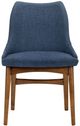 Armen Living Westmont and Azalea 5-Piece Blue/Walnut Dining Set-4