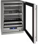 U-Line 5 Class Collection 24” 5.2 Cu. Ft. Stainless Steel Beverage Center with Left Hinge Glass Door-4