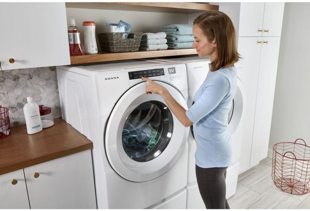 Amana® 5.0 Cu. Ft. White Front Load Washer-11