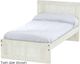 Crate Designs™ Furniture Cloud Twin Youth Panel Bed-0
