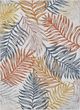 KAS Rugs Dahlia Blue/Rust Palms 5'x7' Area Rug-2