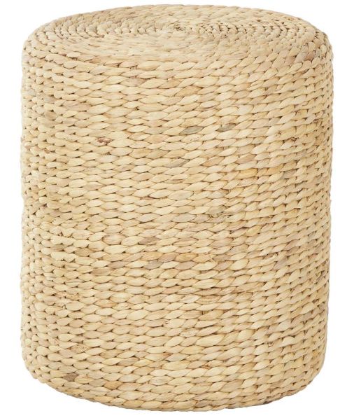 Deco Marche Brown Drum Accent Table-0