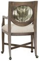 Fairfield® Customizable Rocco Dining Arm Chair with Casters-3
