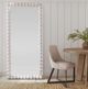Bassett Mirror Mandith White Washed Floor Mirror-3