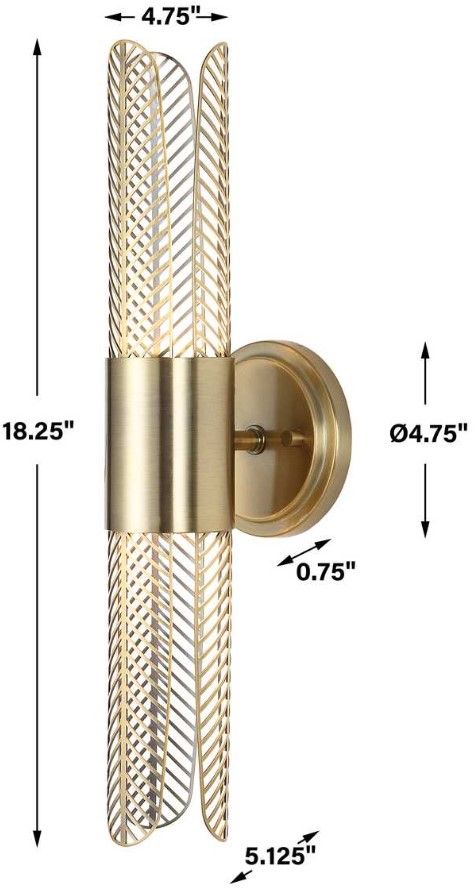 Uttermost® Cret Brass Sconce-2