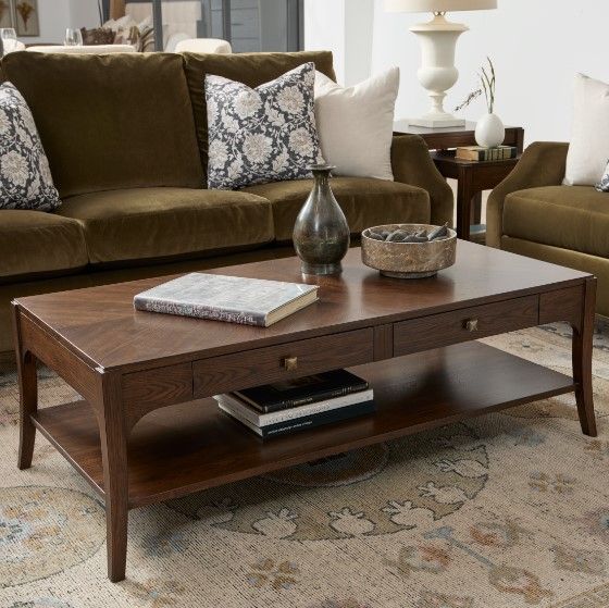 Flexsteel® Sylvie Chestnut Coffee Table-1
