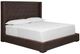 Signature Design by Ashley® Lavernty Coffee Queen Upholstered Panel Storage Bed-0