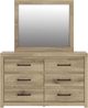 Benchcraft® Brozmont Tan Dresser and Mirror-2