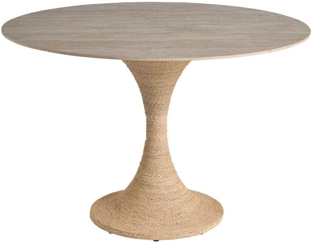 Universal Explore Home™ Oasis Travertine Beige Dining Table-0