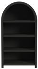 Elements International Ridgemont Black Open Bookcase-1