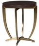 Fairfield® Park West Venezia Chairside Table with Antique Brass Base-0