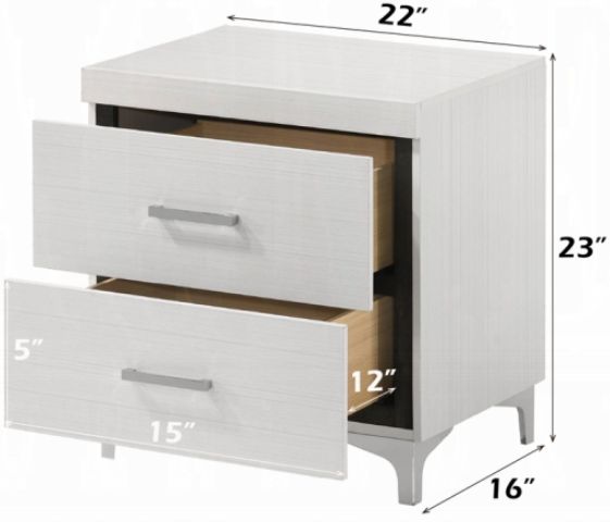 ACME Furniture Casilda White Nightstand-2