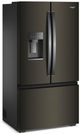Réfrigérateur à portes françaises de 36 po à profondeur comptoir Whirlpool® de 23.4 pi³ - Acier inoxydable noir-1