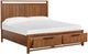 Magnussen Home® Conway Honey Wheat King Panel Storage Bed-1