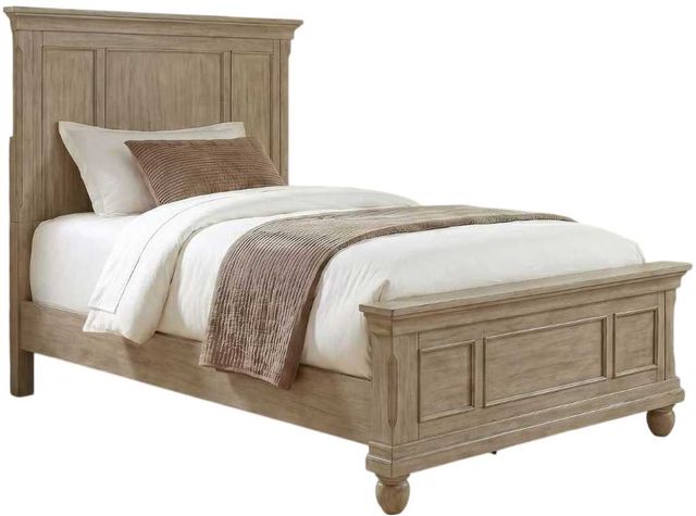 Liberty Furniture Rustic Traditions Saddle Tan Full Panel Bed-0