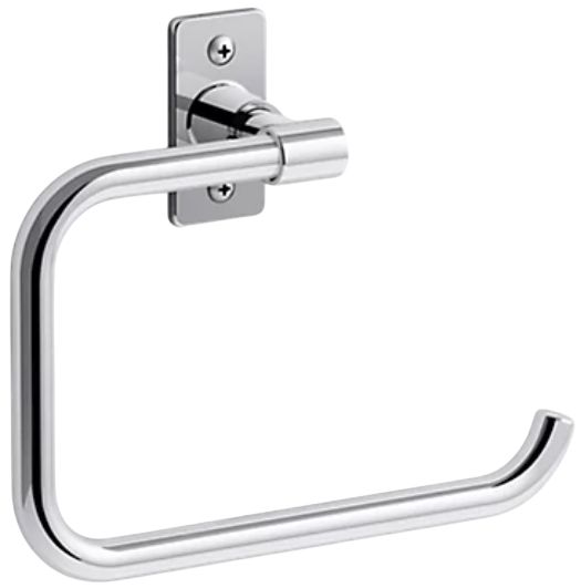 KOHLER® Castia™ by Studio McGee Polished Chrome Towel Ring -0