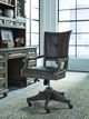 Magnussen Home® Lancaster Dovetail Grey Swivel Chair-3