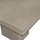 Bernhardt Linea Cerused Greige Dining Table with Textured Graphite Metal Base-4