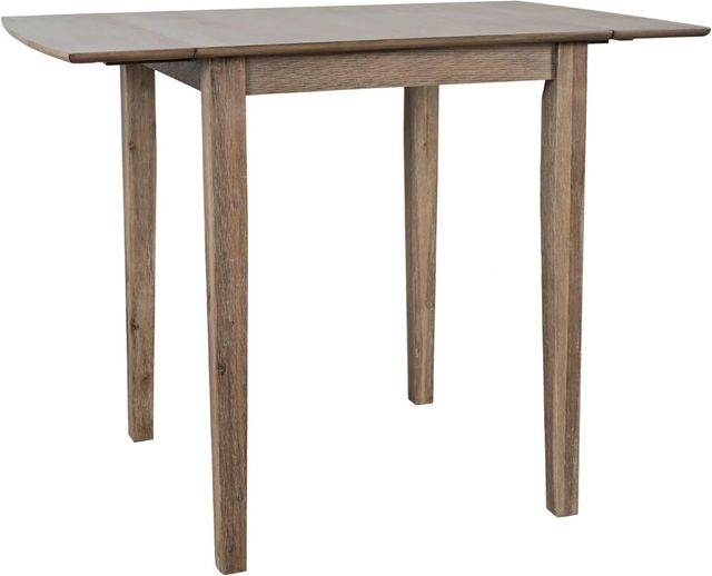 Jofran Inc. Eastern Tides Brushed Bisque Drop Leaf Counter Table-0