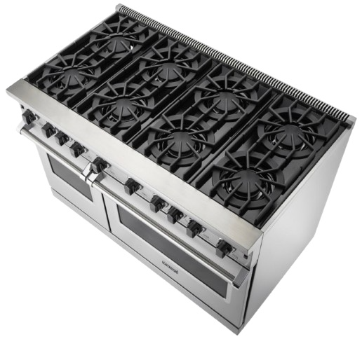 Viking® 5 Series 48” Onyx Natural Gas Range | Frederickson's