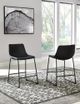 Signature Design by Ashley® Centiar Black Counter Stool-4