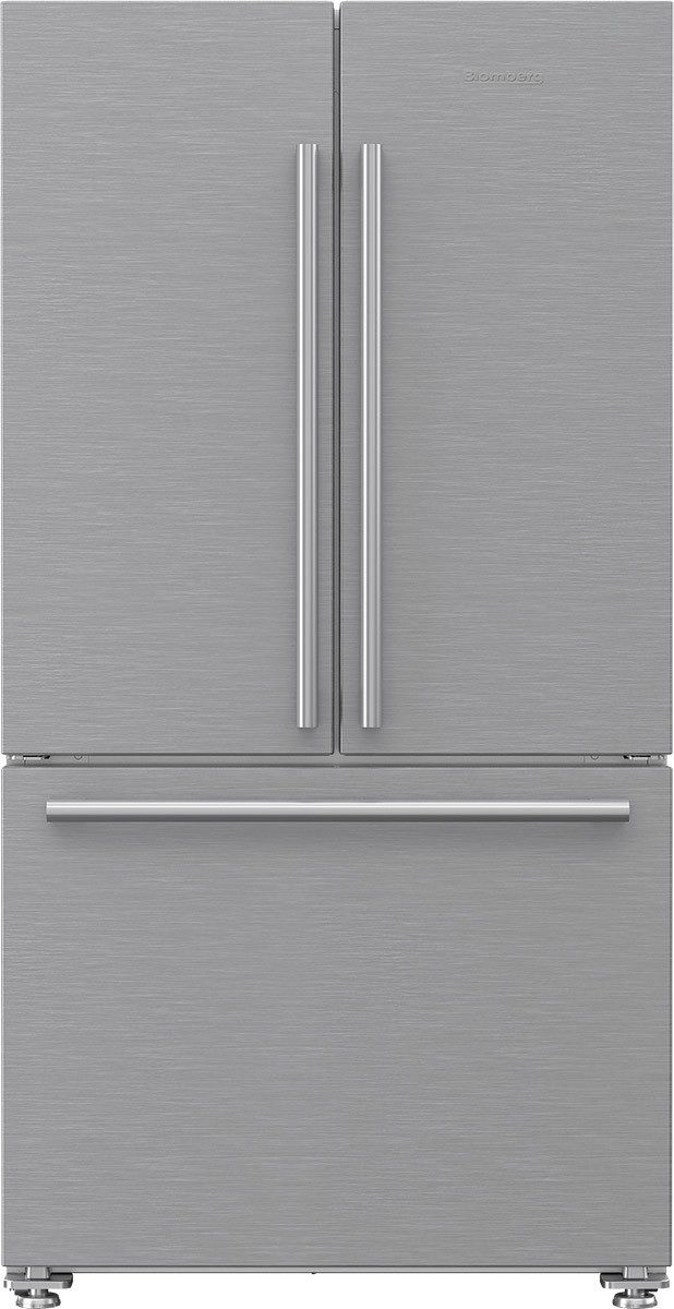 Blomberg® 36 in. 19.9 Cu. Ft. Fingerprint Resistant Stainless Steel Counter Depth French Door Refrigerator-0