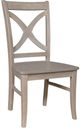 John Thomas Furniture® Cosmopolitan Salerno Taupe Gray Side Chair-0