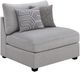 Coaster® Cambria 6-Piece Gray Upholstered Modular Sleeper Sectional-3