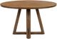 International Furniture Direct Silver Brown Round Dining Table-0