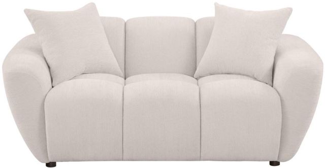 Coaster® Destino Greige Upholstered Splayed Arm Loveseat-2