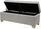 Olliix by Madison Park Grey Multi Ashcroft Storage Bench-1