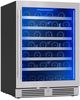 Zephyr Presrv™ 24" 5.6 Cu. Ft. Stainless Steel Built-In or Freestanding Wine Cooler-1