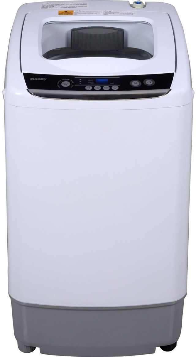Danby® 0.9 Cu. Ft. White Top Load Compact Portable Washer-0