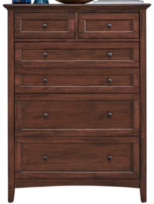 A-America® Westlake Cherry Brown 6-Drawer Chest-2