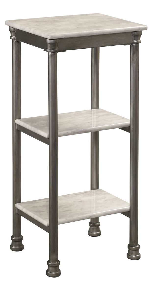 homestyles® Orleans Gray Three Tier Shelf-0