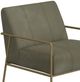 International Furniture Direct Aragon Green/Blacksmithing Gold Accent Chair-4