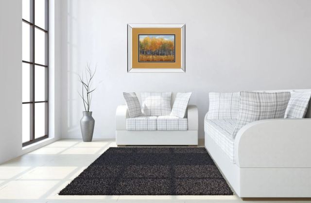 Classy Art Violet Landscape by Carmen Dolce Mirror Framed Wall Art-2