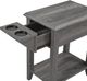 Brassex Inc. Distressed Grey Accent Table-1