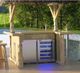 Perlick® Signature Series Shallow Depth 18" Stainless Steel Wine Reserve Glass Door-1