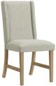 Elements International Eleanor White Dining Chair-0