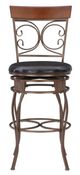 Powell® Bria Brown/Dark Bronze Big and Tall Bar Stool-3