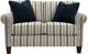 Cozy Life M9 Elissa Beige/Navy Blue/Tan Loveseat with Pillows-2